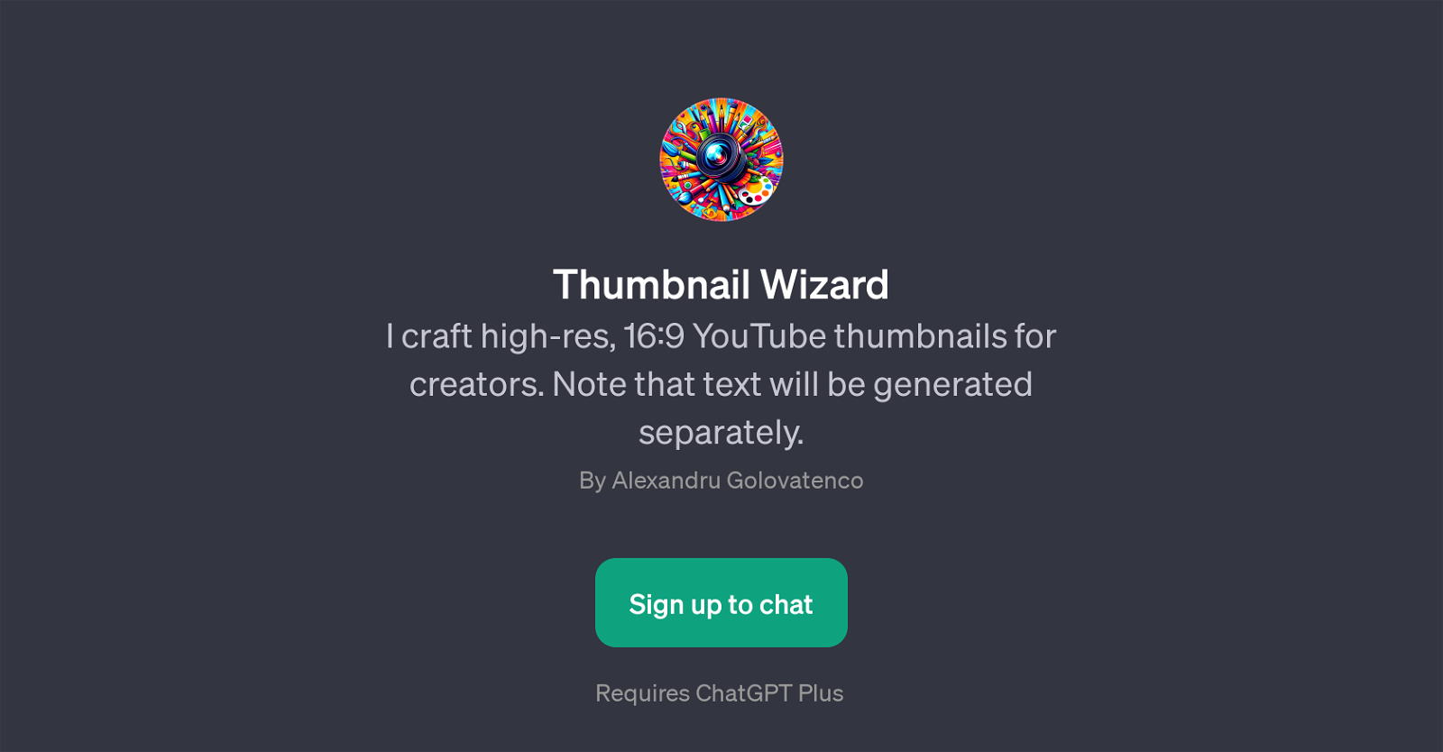 Thumbnail Wizard website