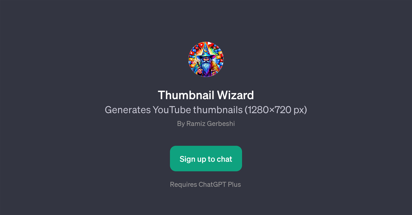 Thumbnail Wizard website