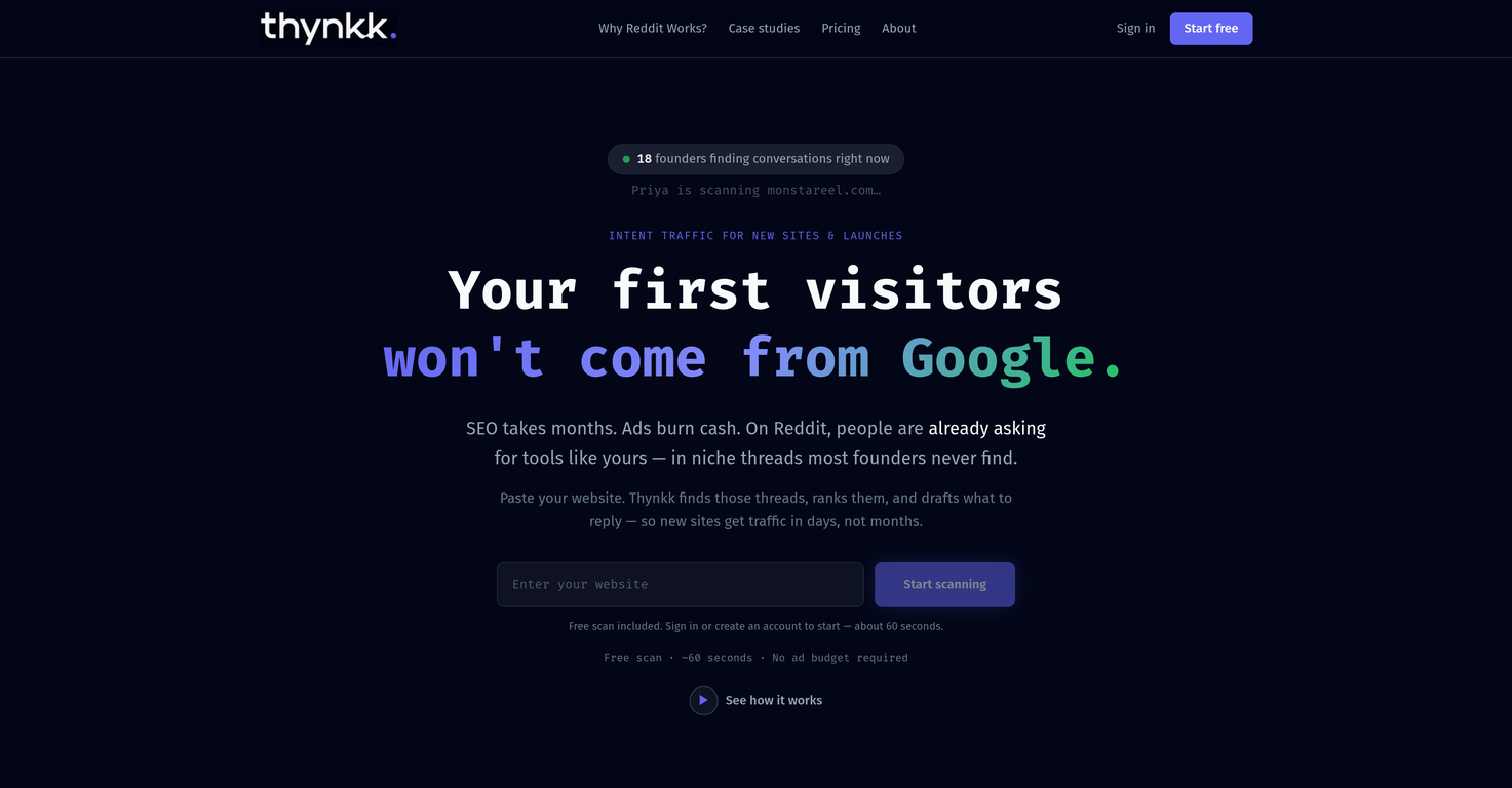 Thynkk website