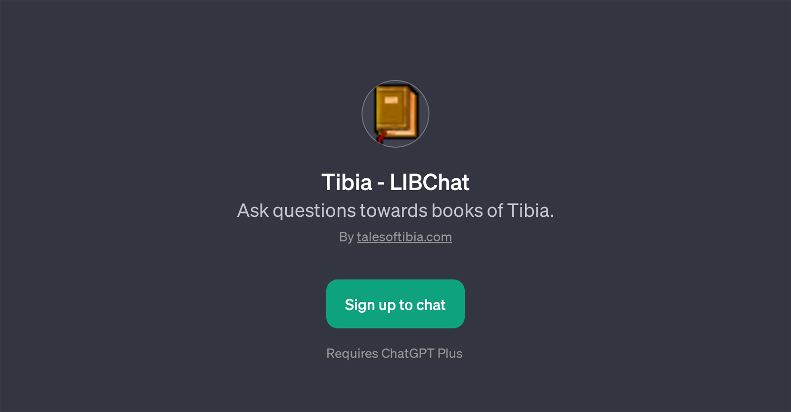 Tibia - LIBChat website