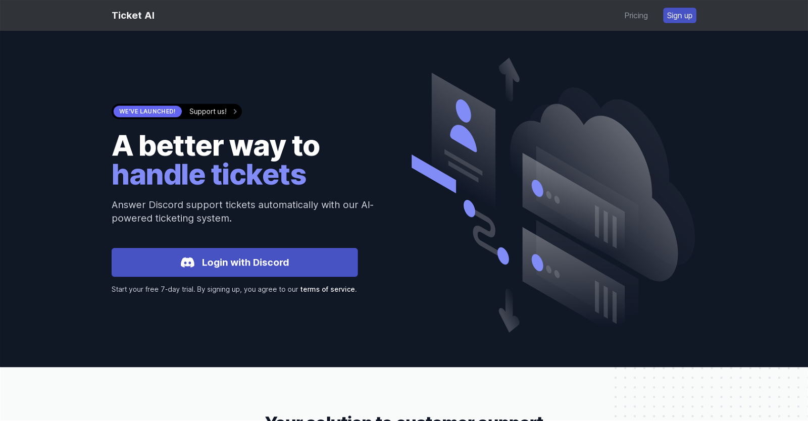 Ticket AI website