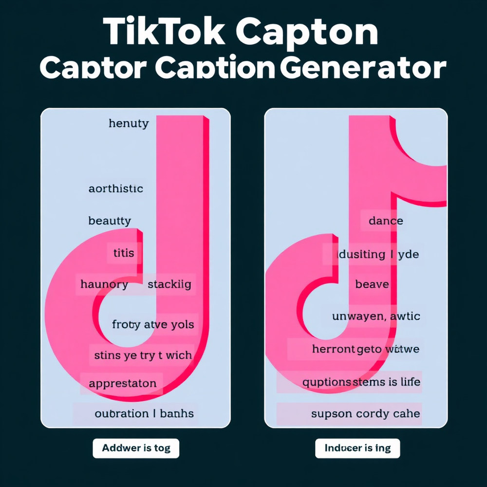 TikTok Caption Generator website