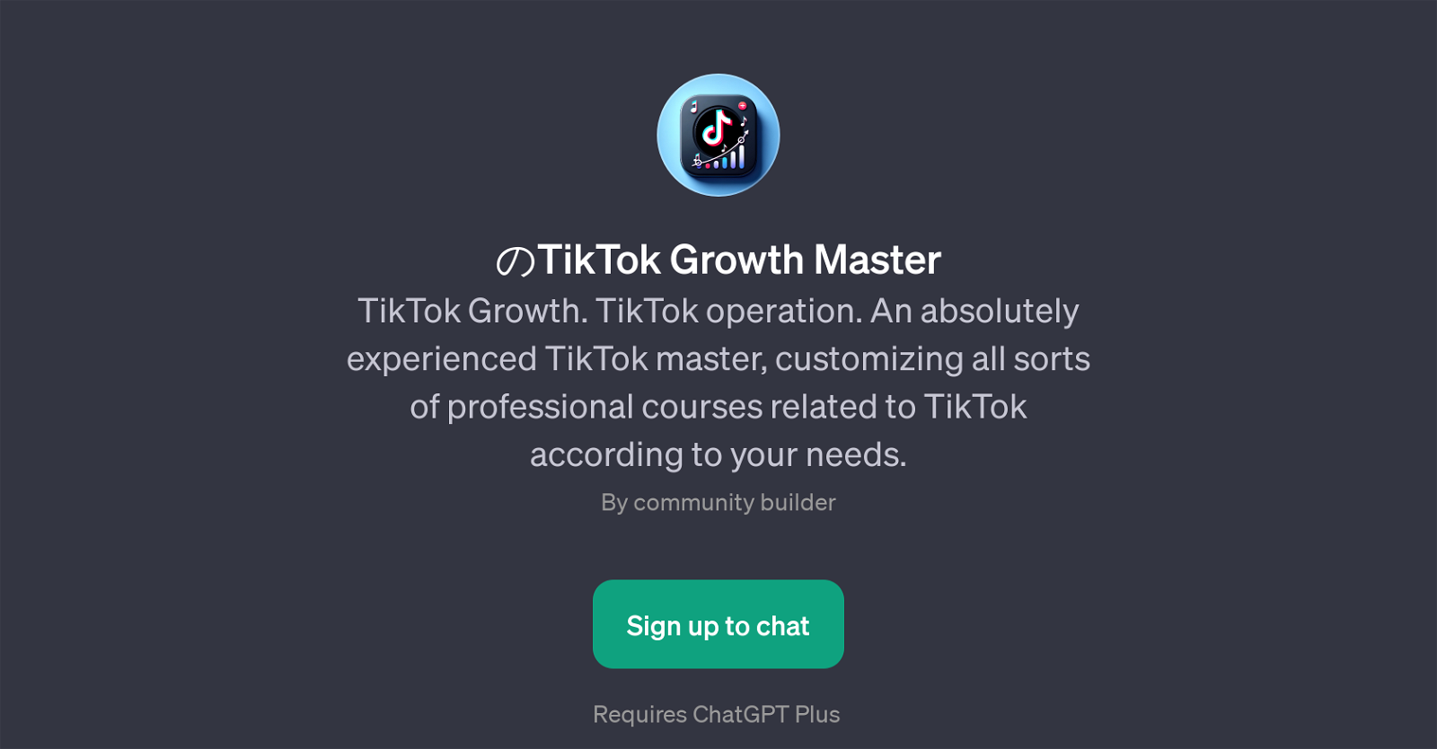 TikTok Growth Master website