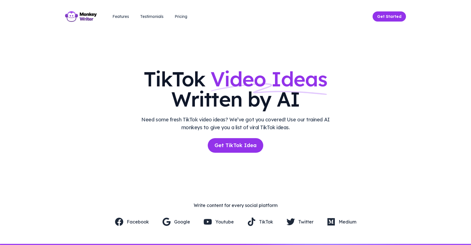 TikTok Video Ideas website