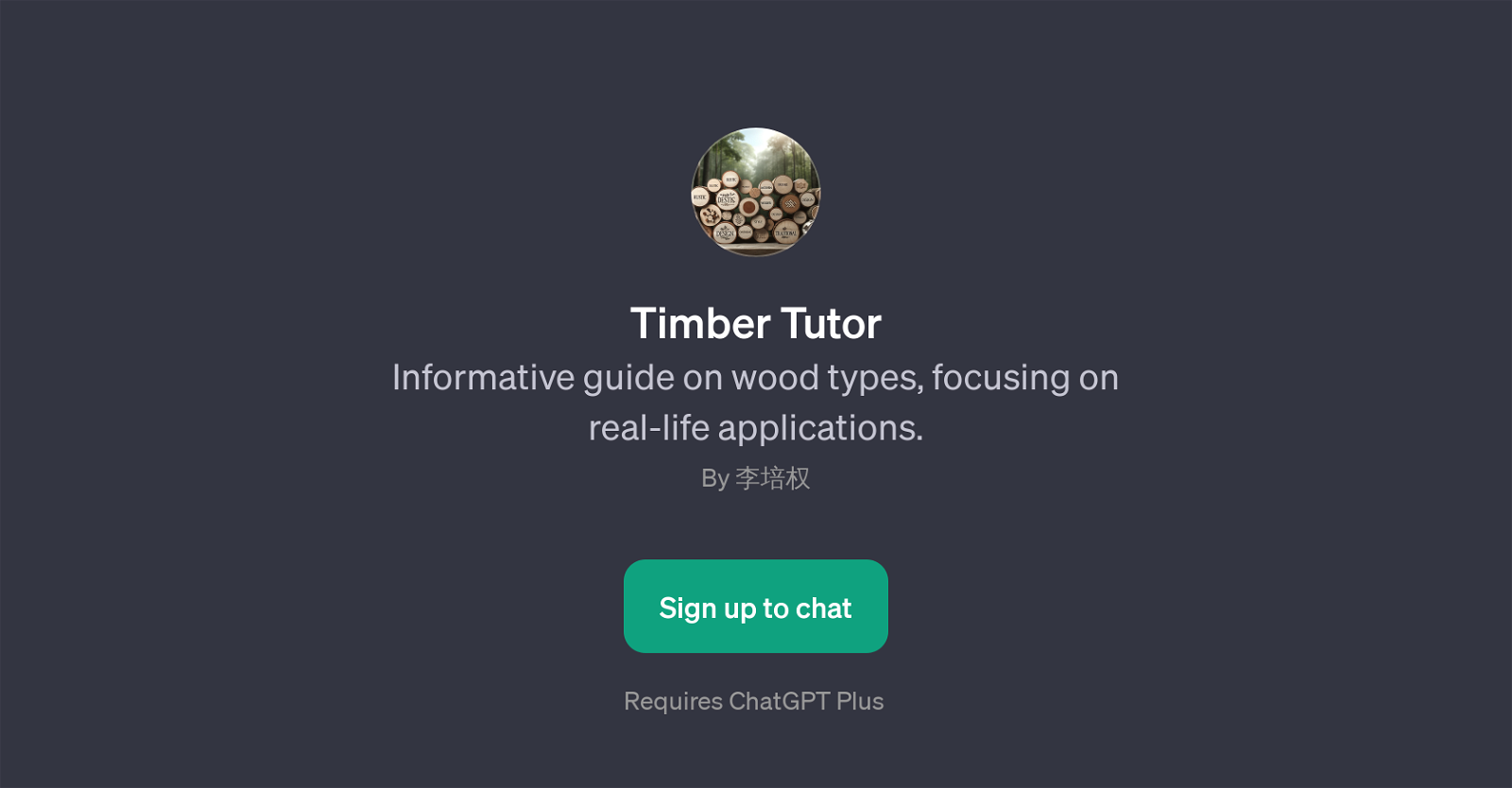 Timber Tutor website