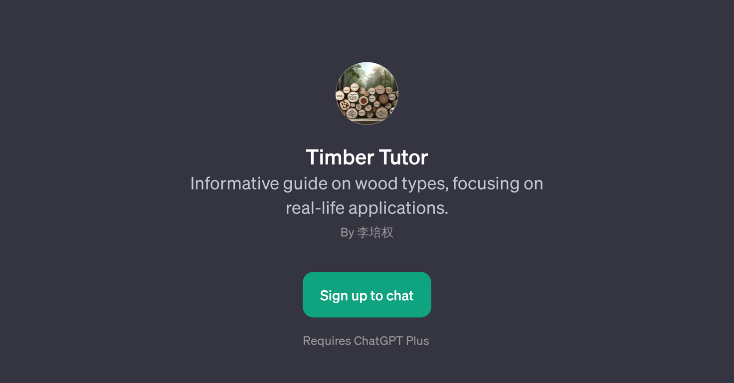 Timber Tutor website