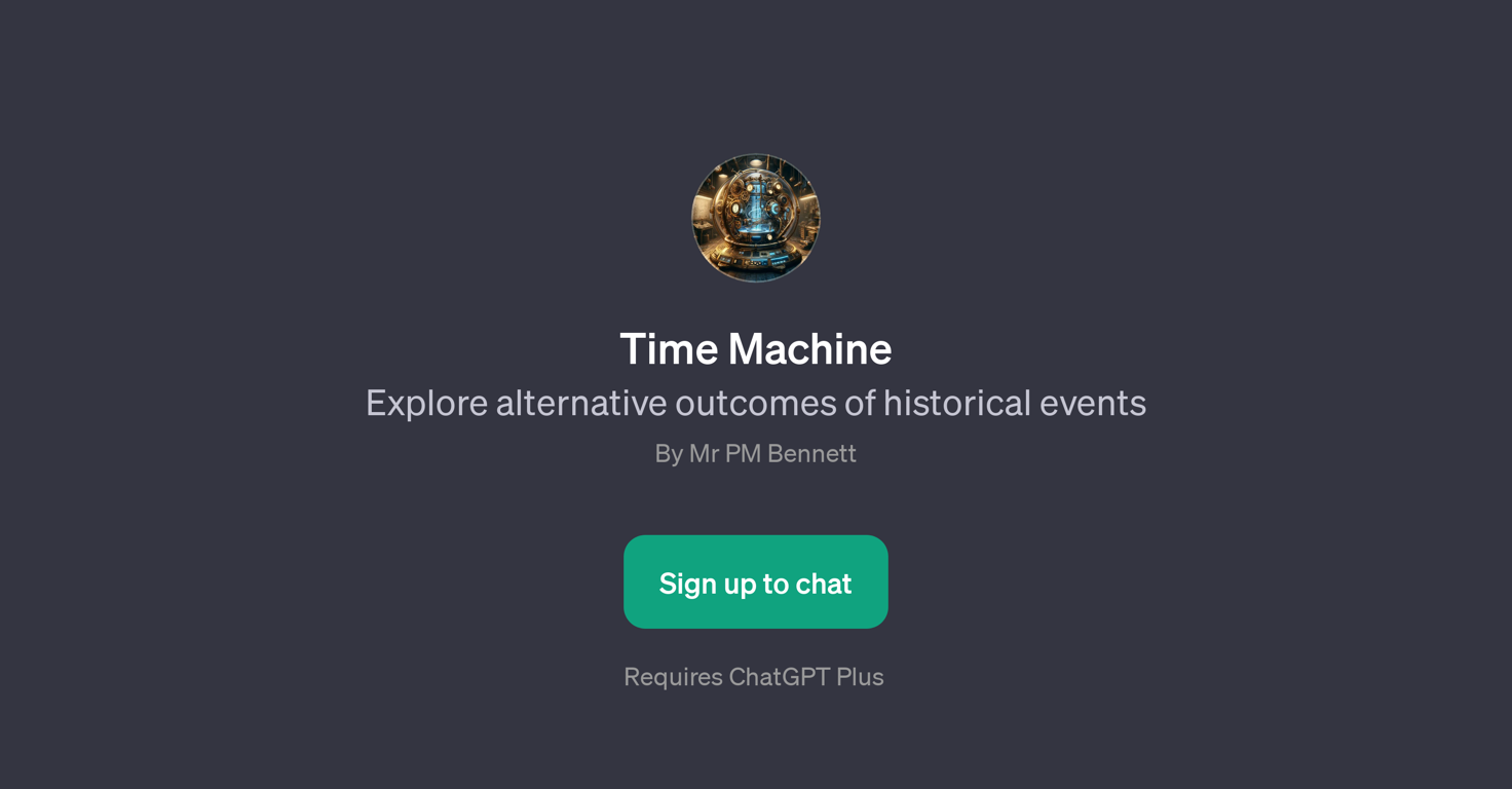 Time Machine website