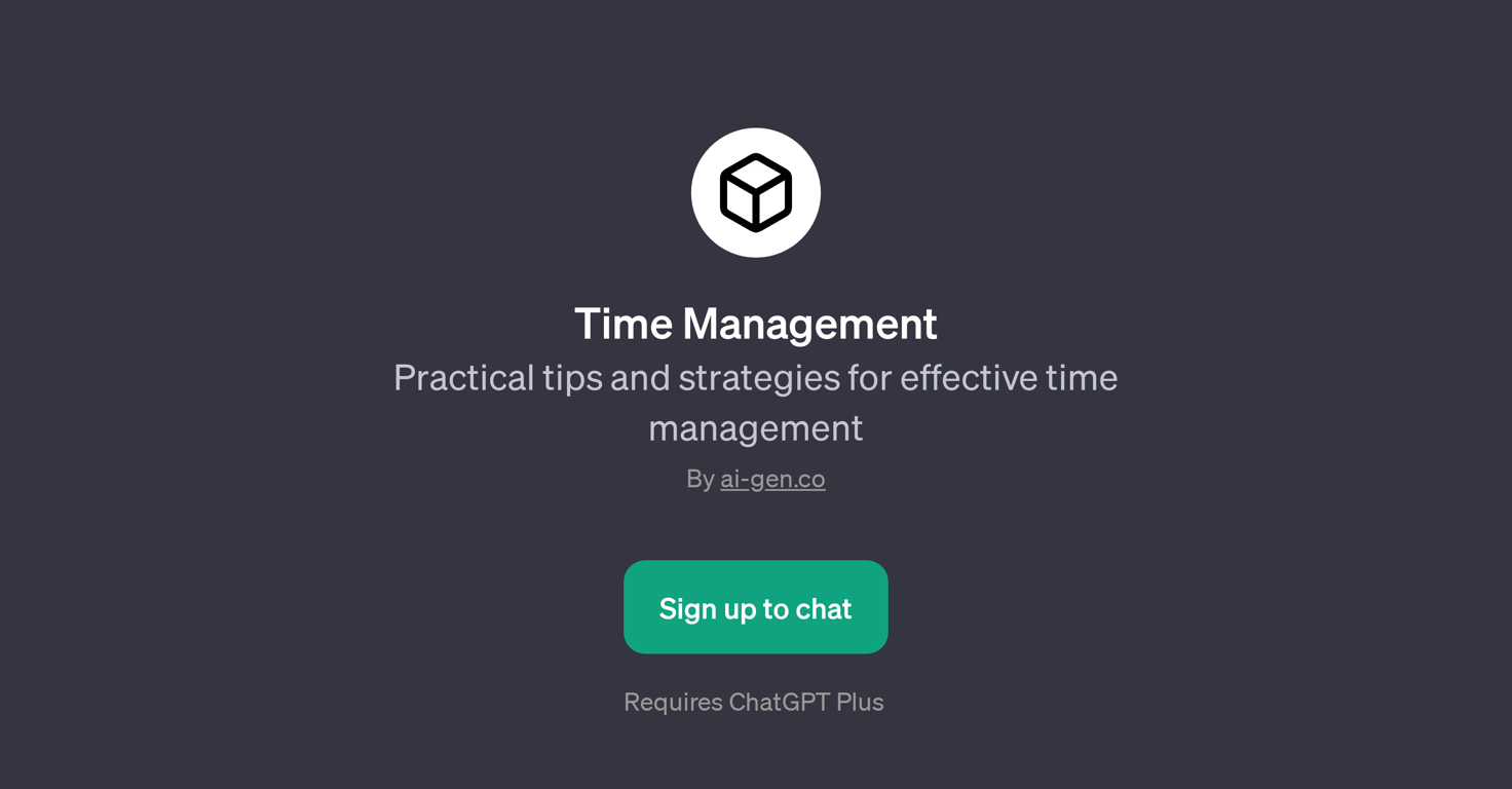 Time Management website