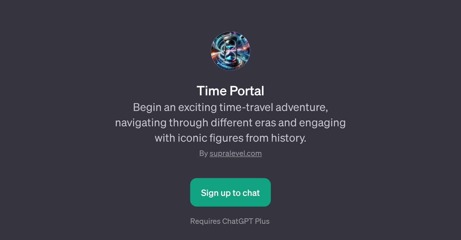 Time Portal website