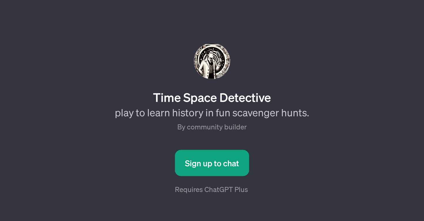 Time Space Detective website