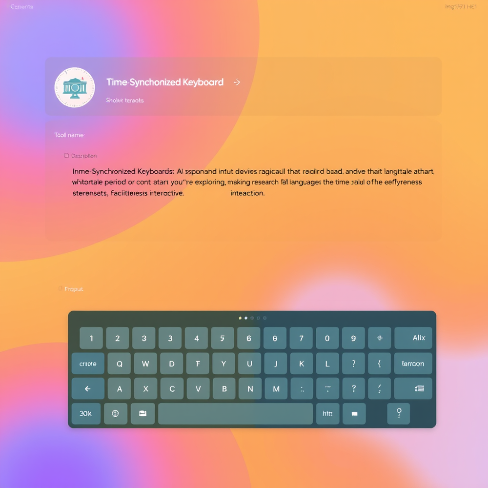 Time-Synchronized Keyboards: website