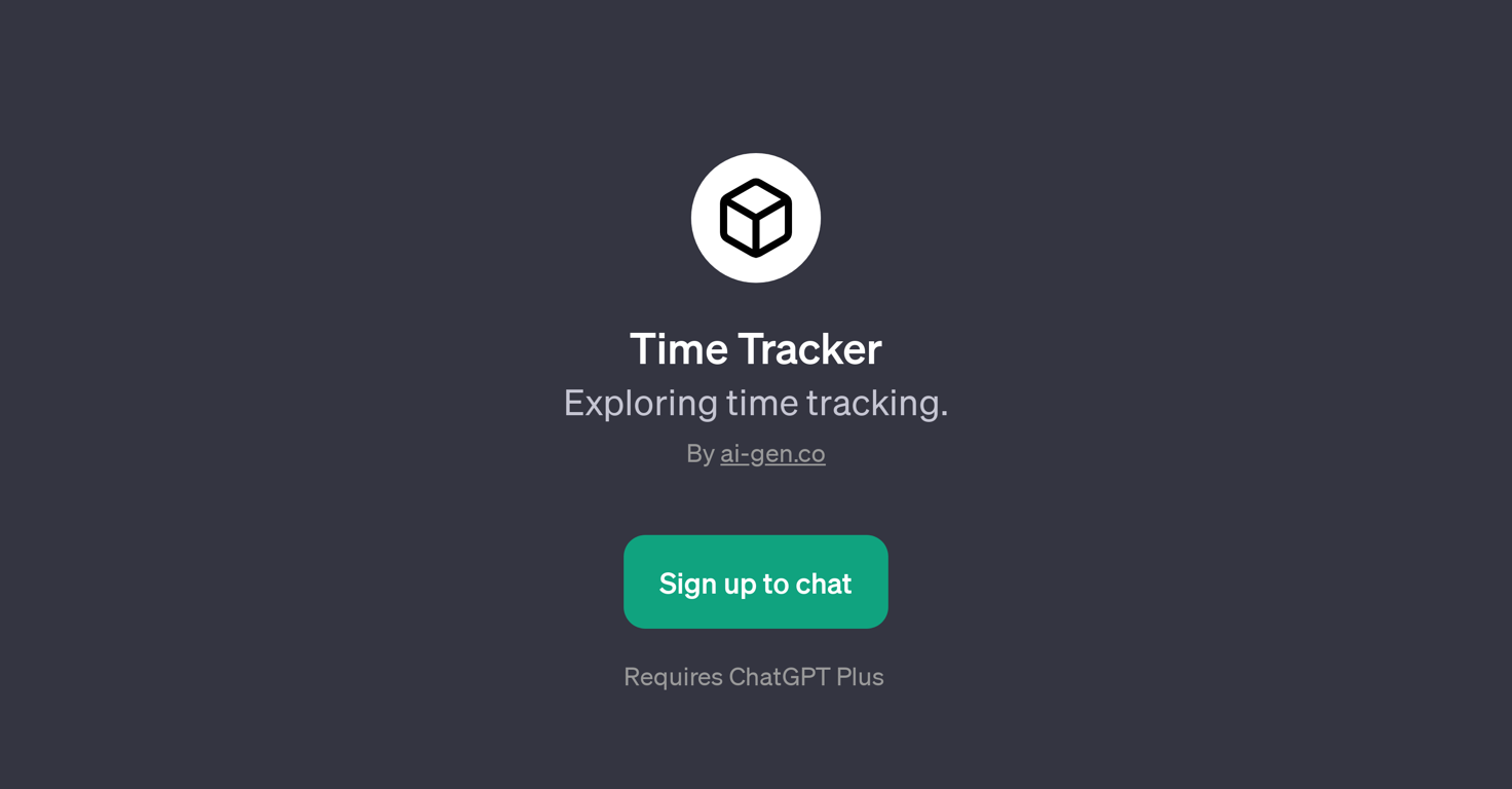 Time Tracker website