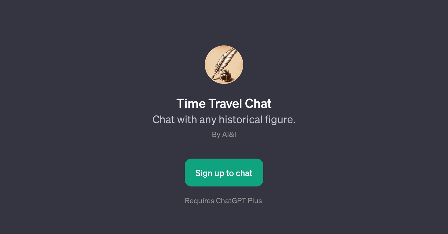 Time Travel Chat website