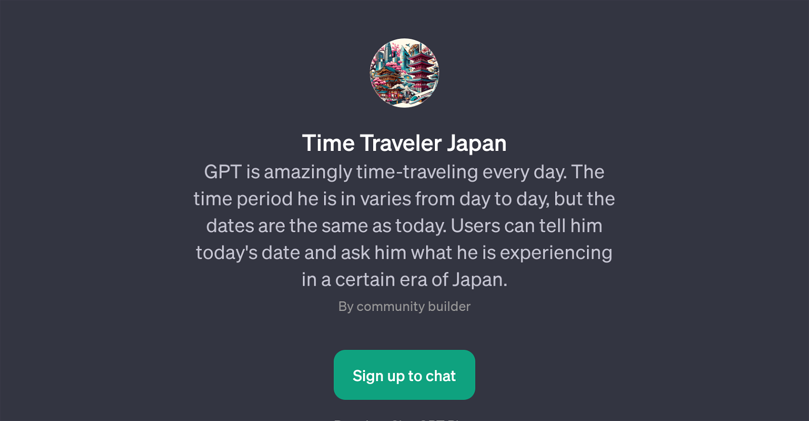 Time Traveler Japan website