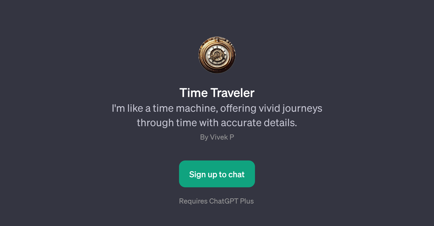Time Traveler website