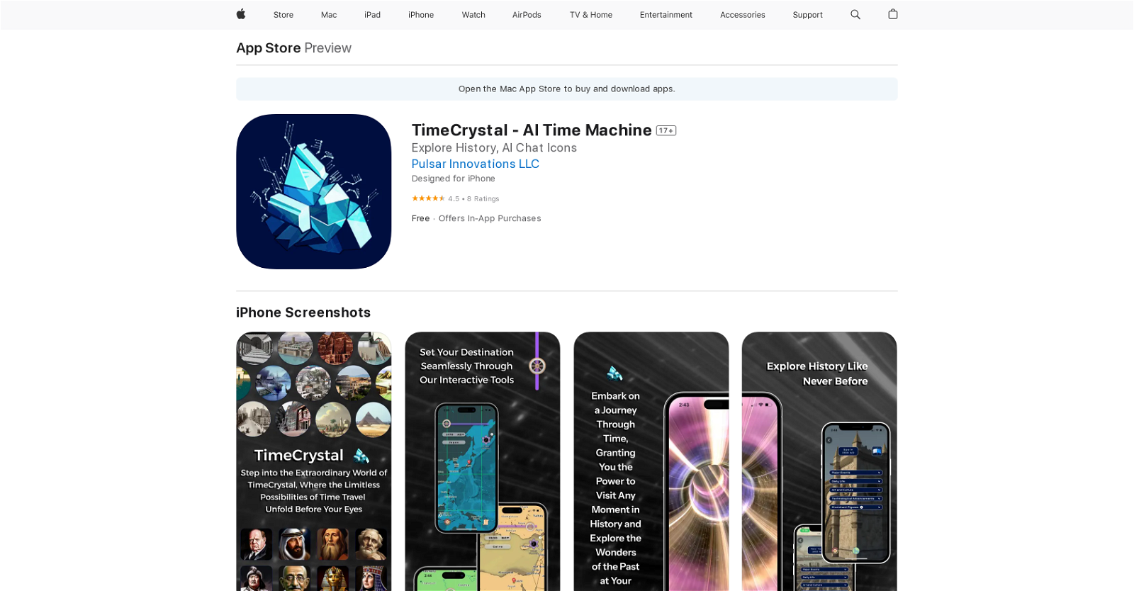 TimeCrystal website