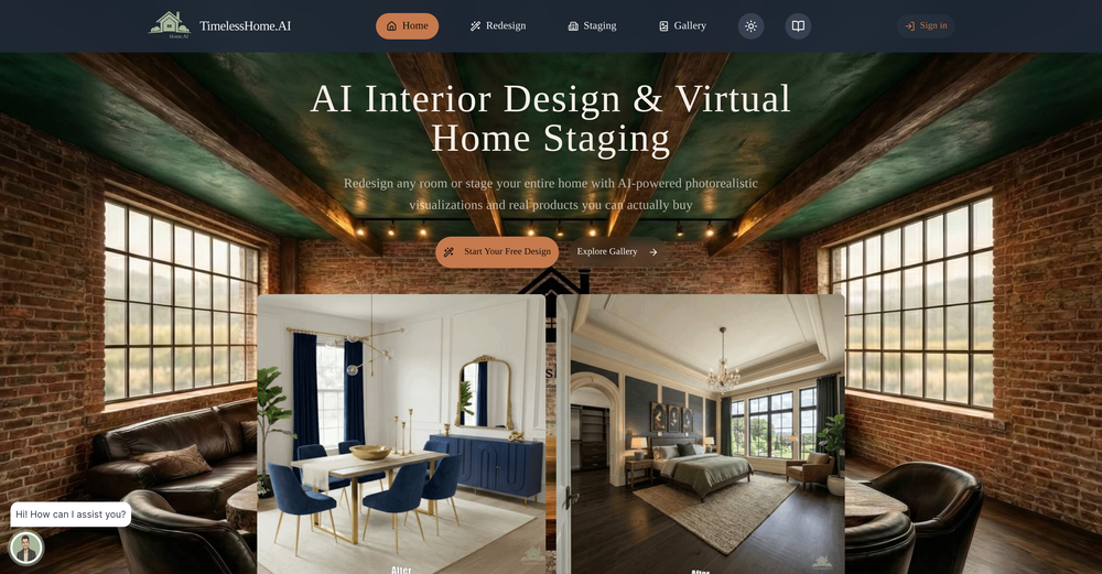 TimelessHome website