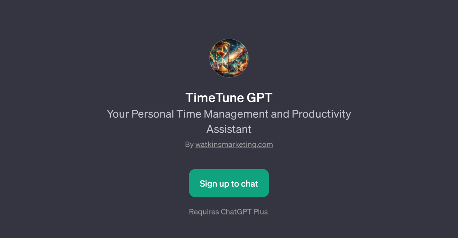 TimeTune GPT website