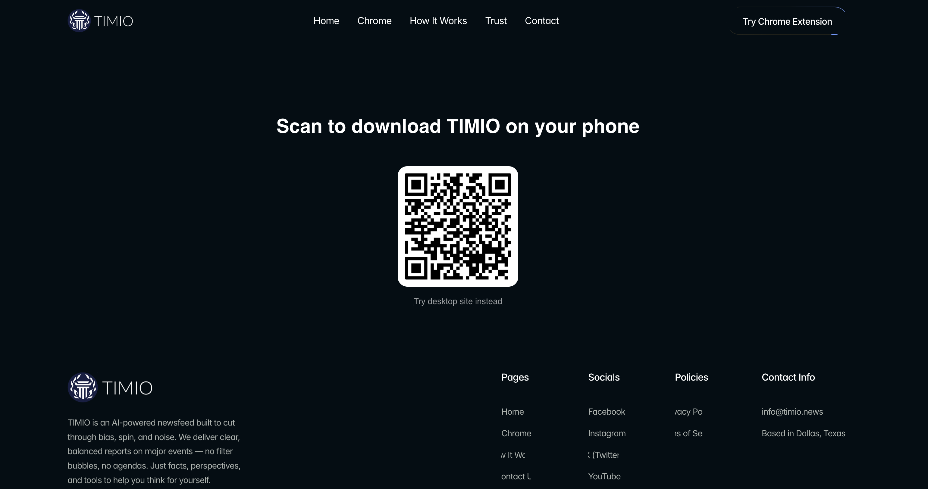TIMIO News preview