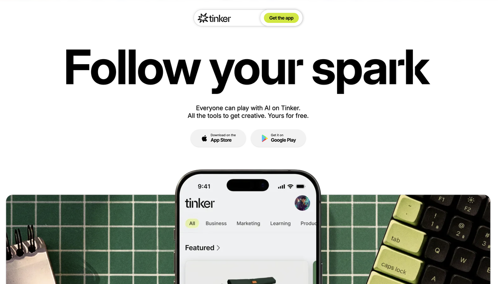 Tinker website