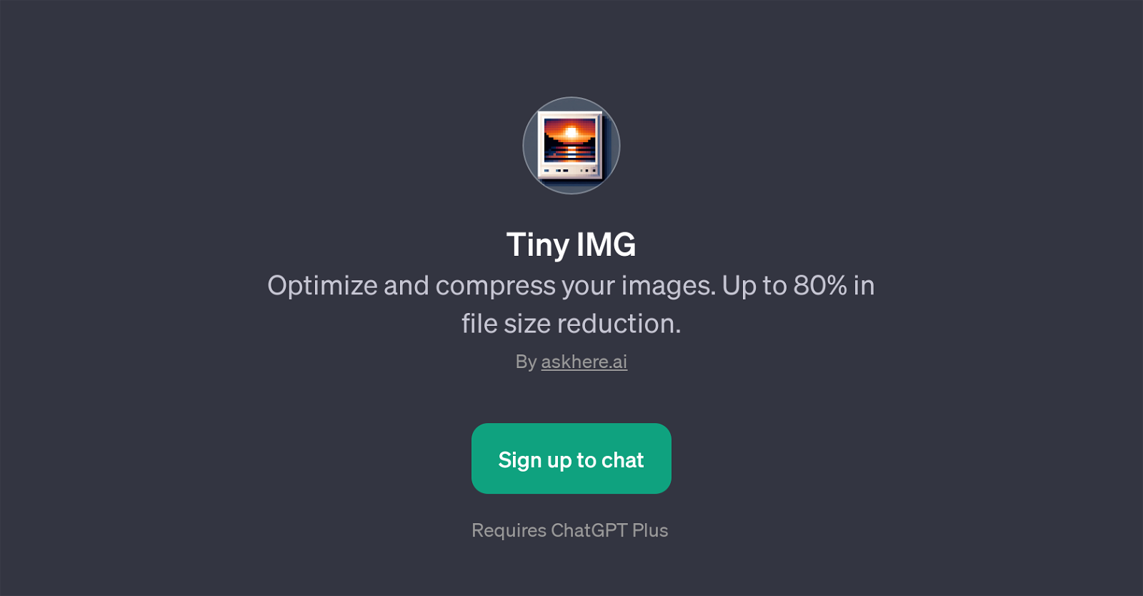Tiny IMG website