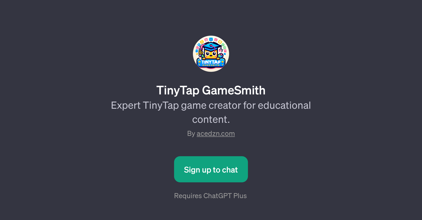 TinyTap GameSmith website
