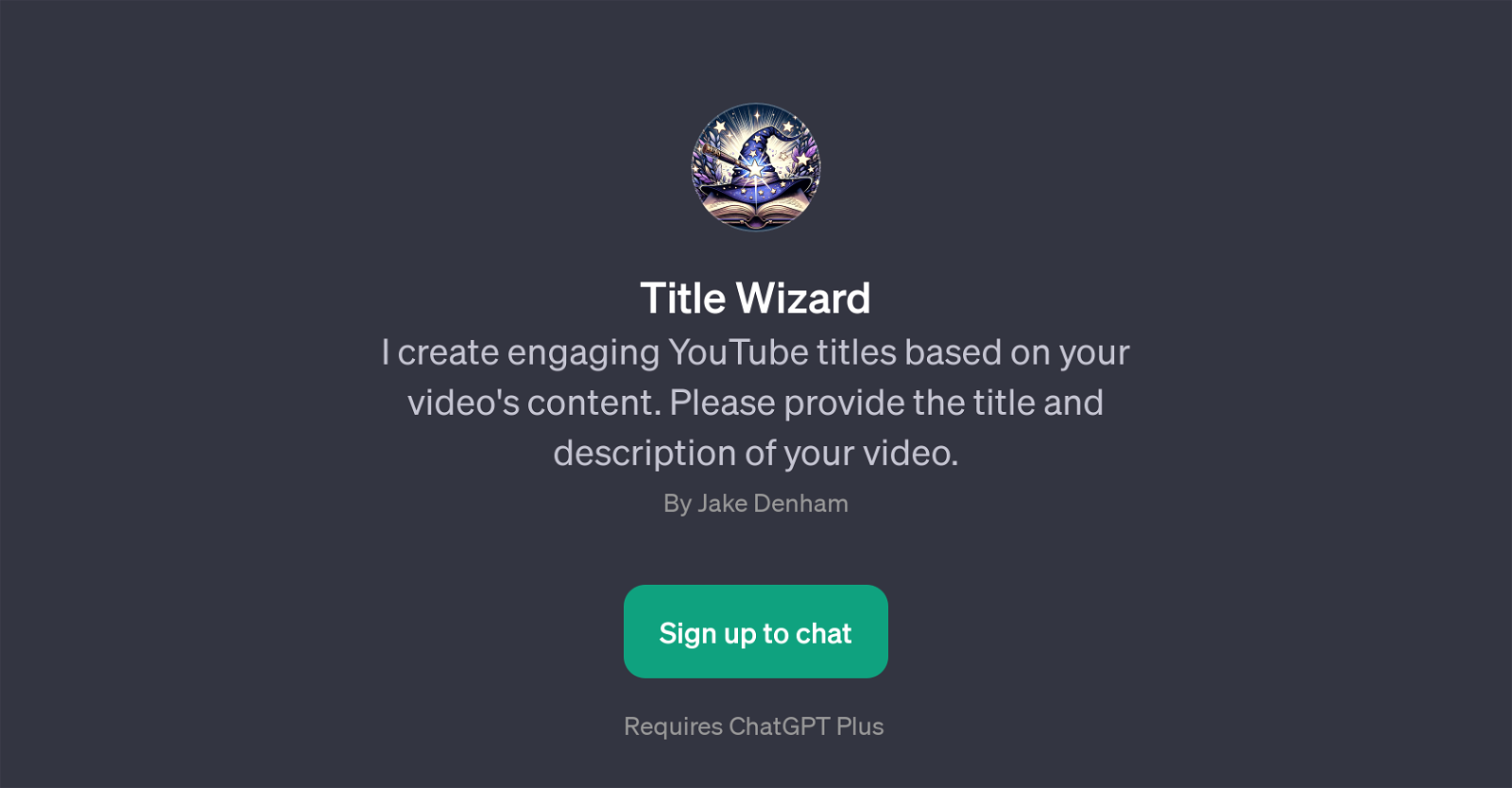 Title Wizard website