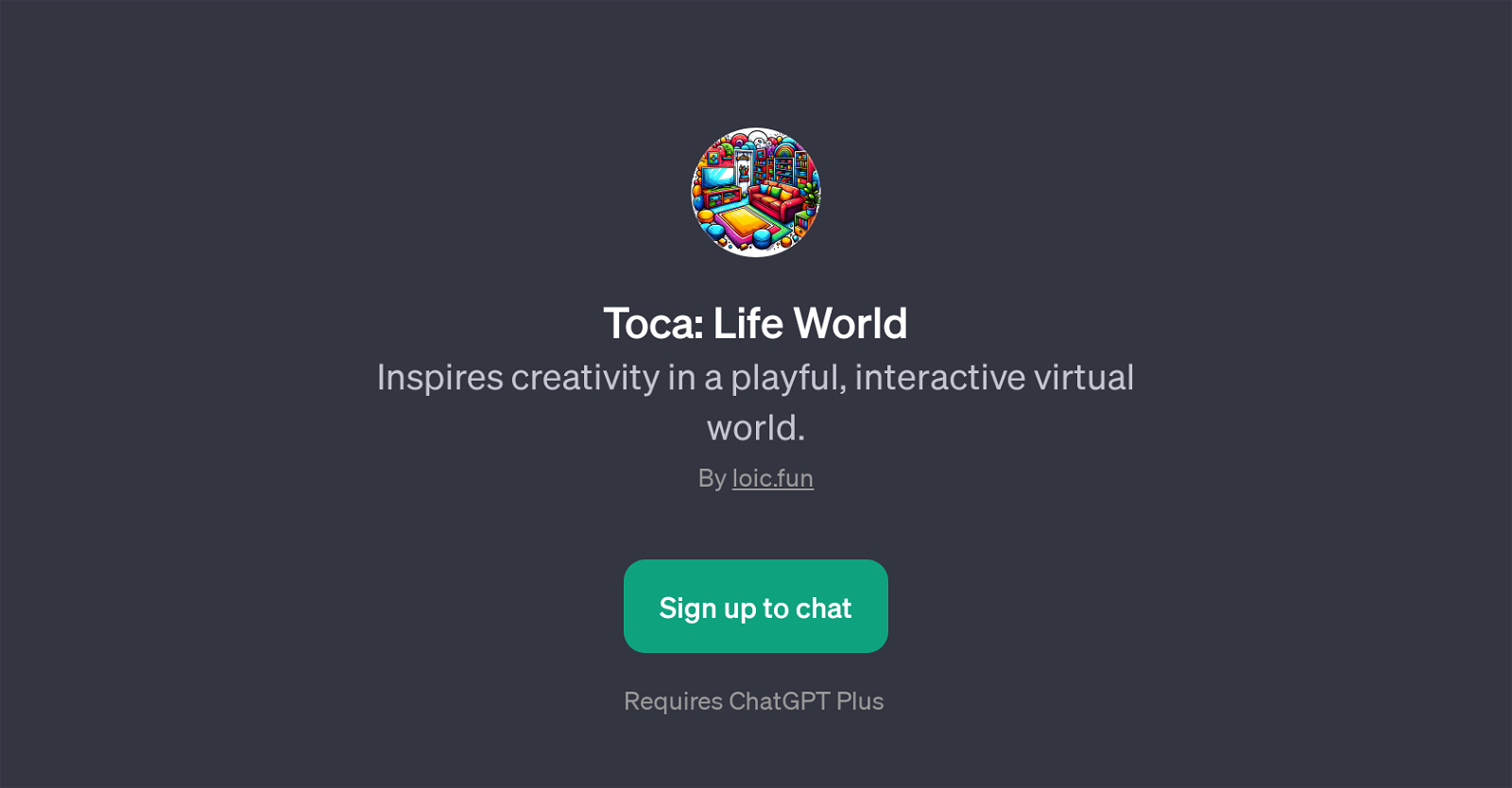 Toca: Life World website