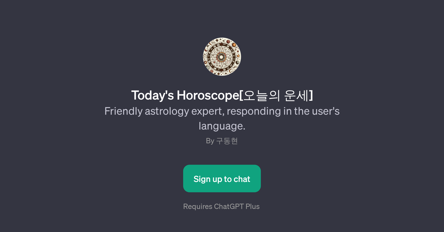 Today's Horoscope [ ] website