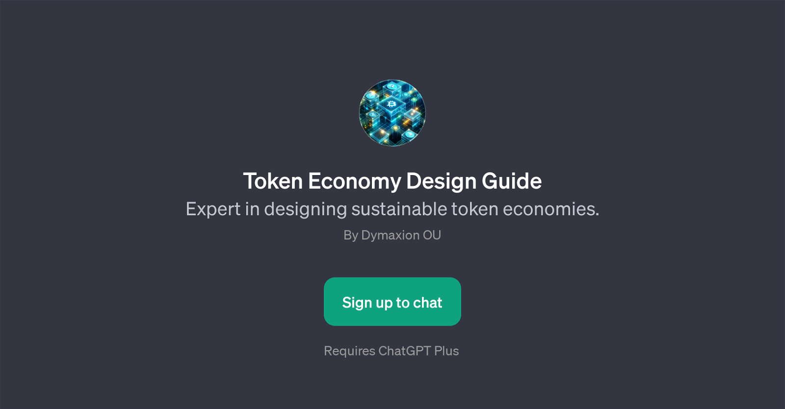 Token Economy Design Guide website