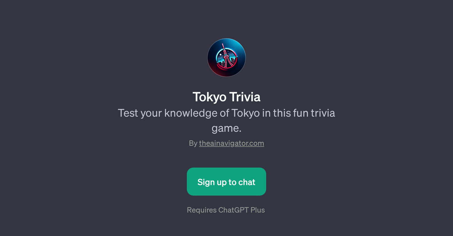 Tokyo Trivia website