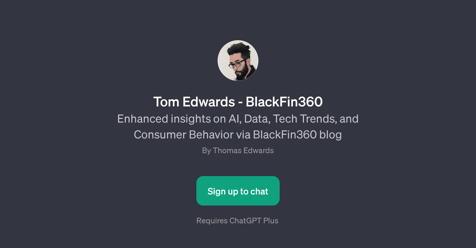 Tom Edwards - BlackFin360 website