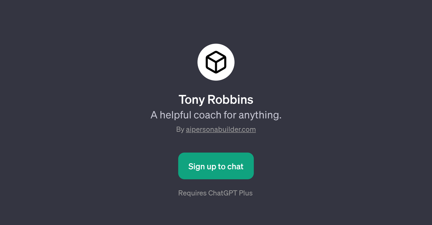 Tony Robbins website