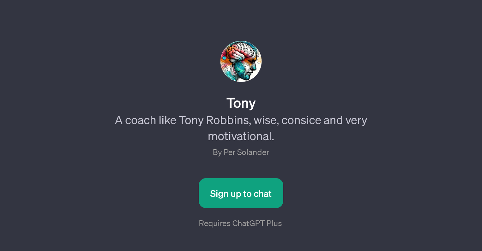 Tony website