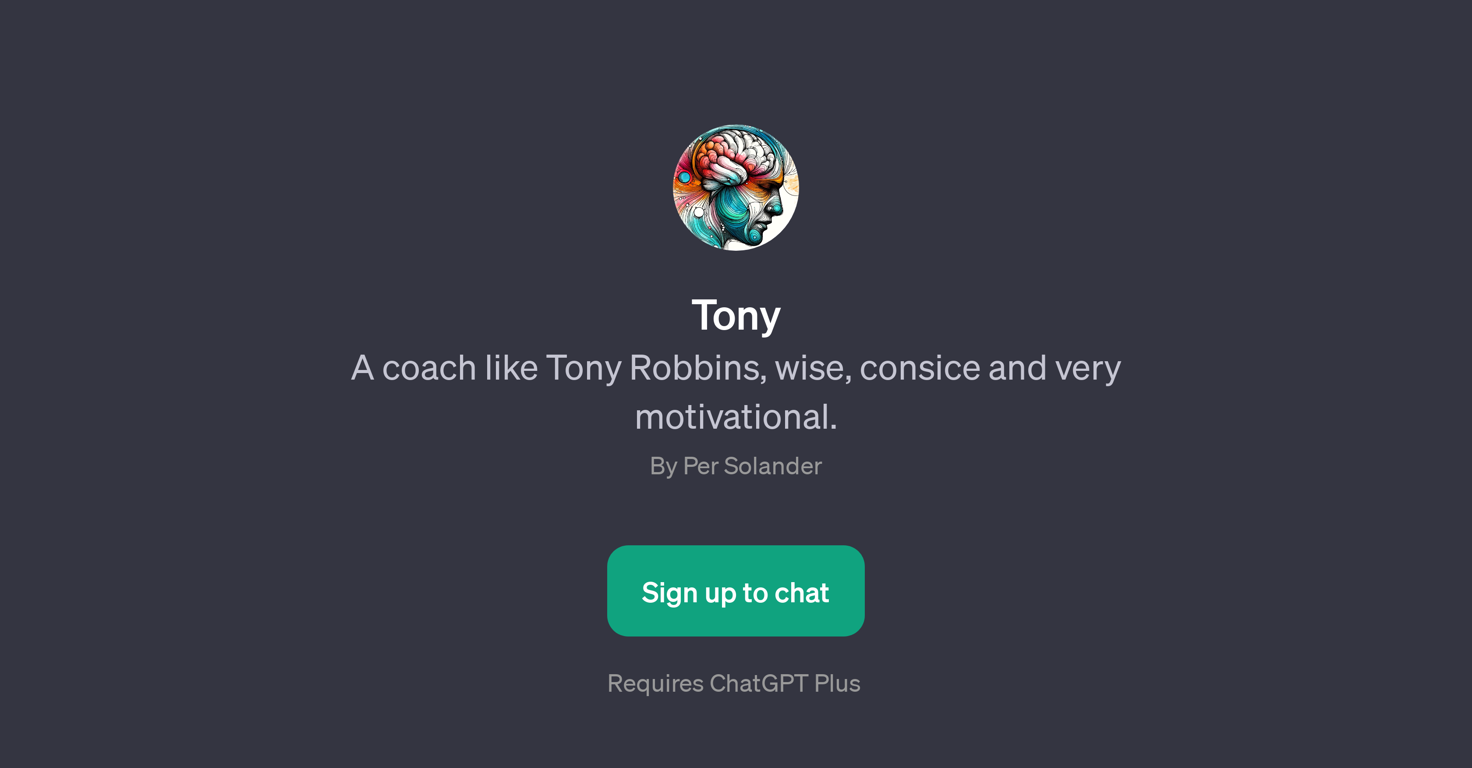 Tony website