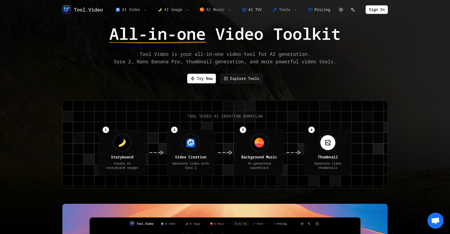 Tool.Video website