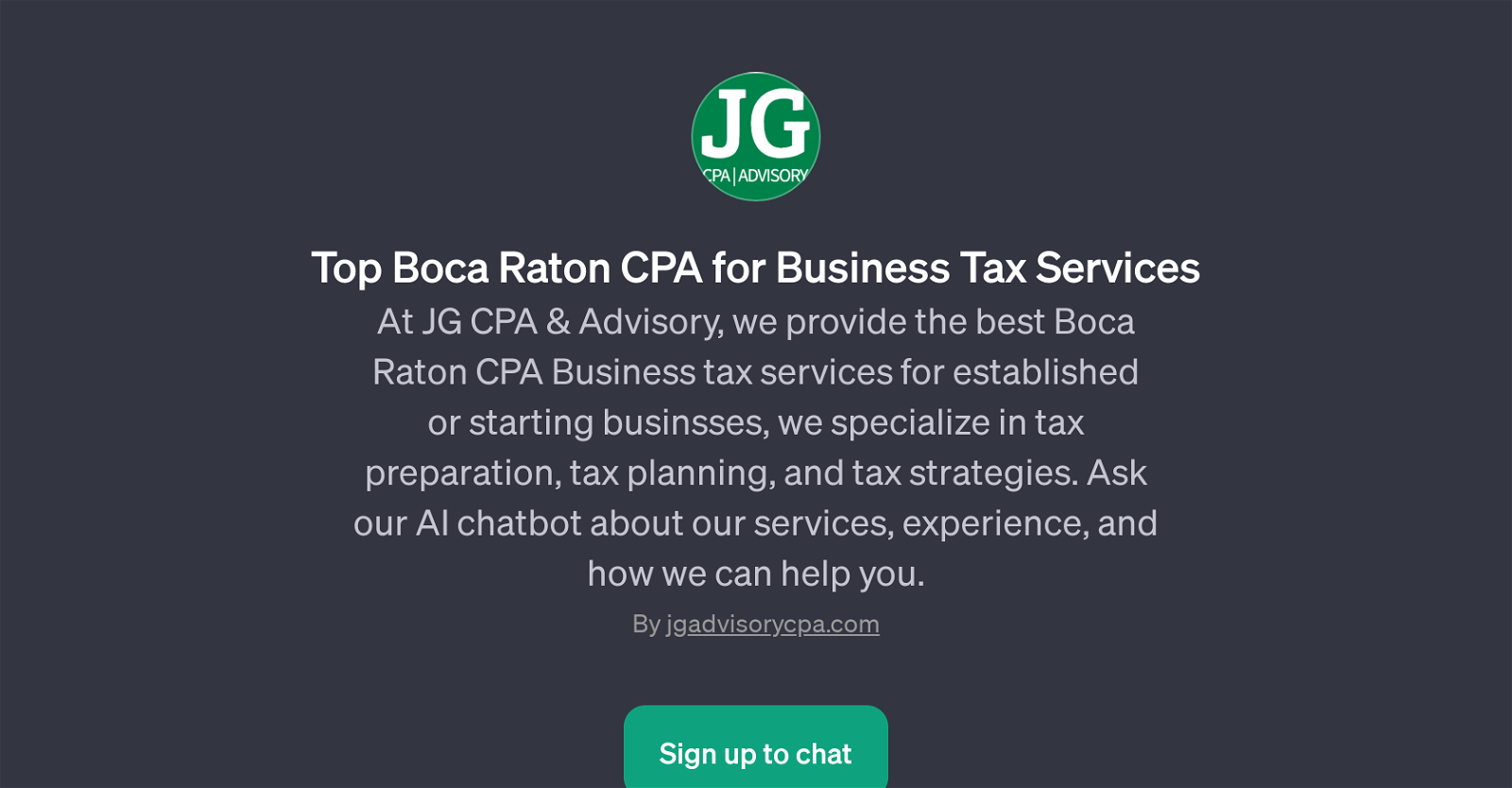 Top Boca Raton CPA for Business Tax Services website