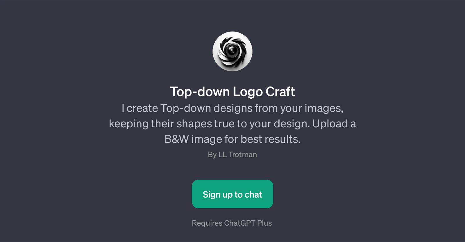 Top-down Logo Craft website