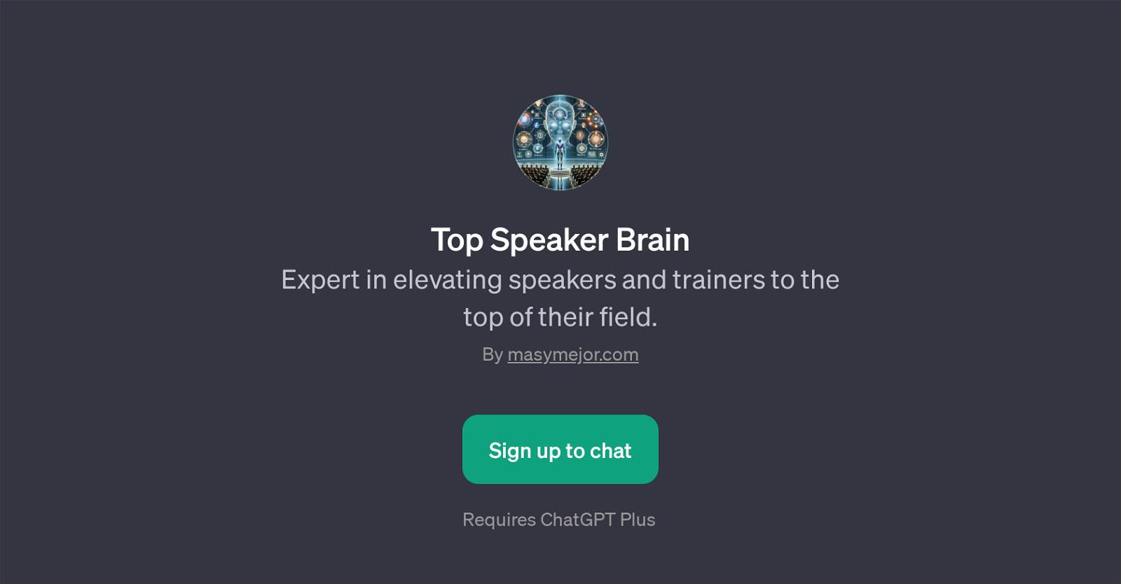 Top Speaker Brain website
