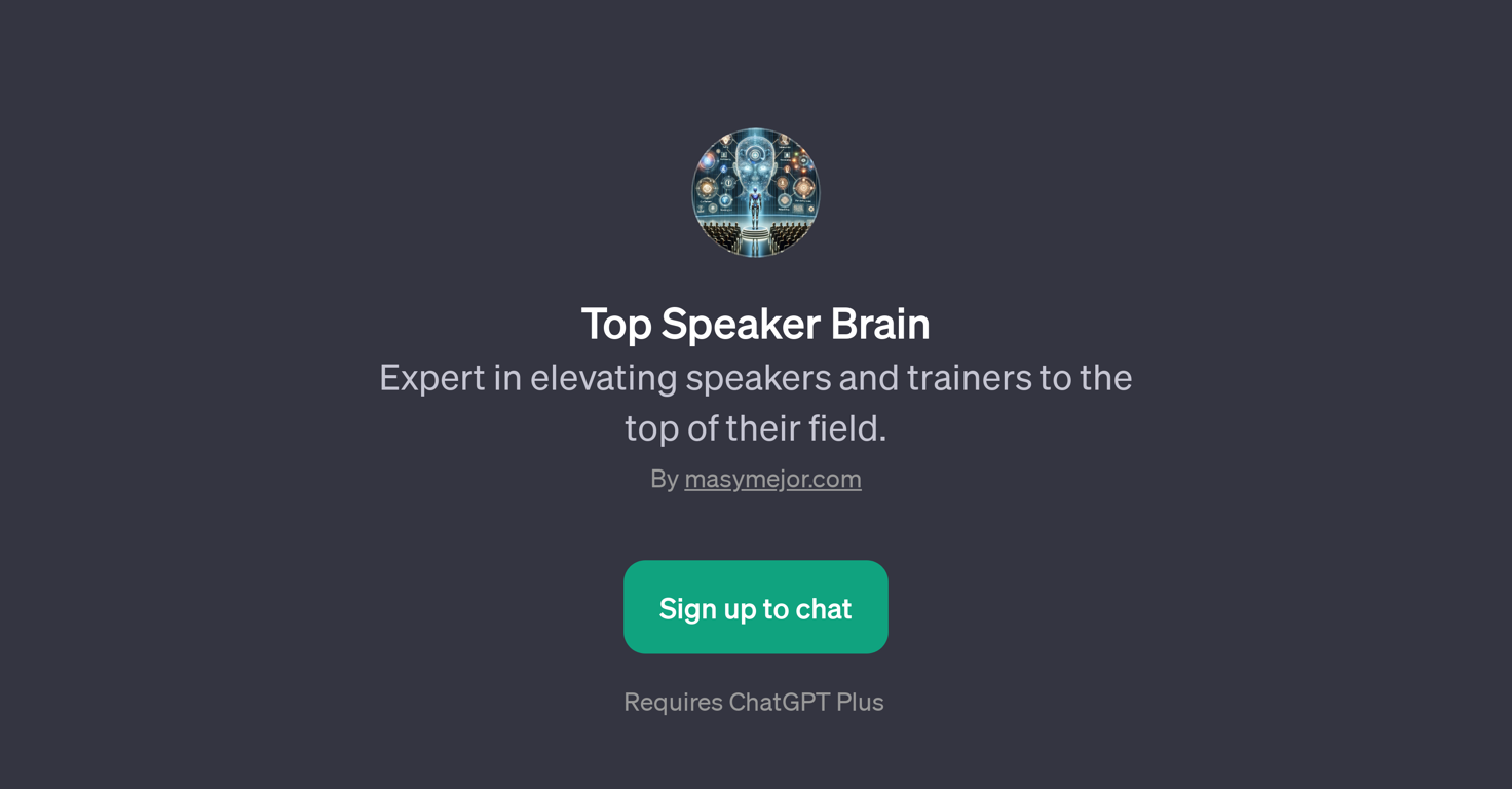 Top Speaker Brain website