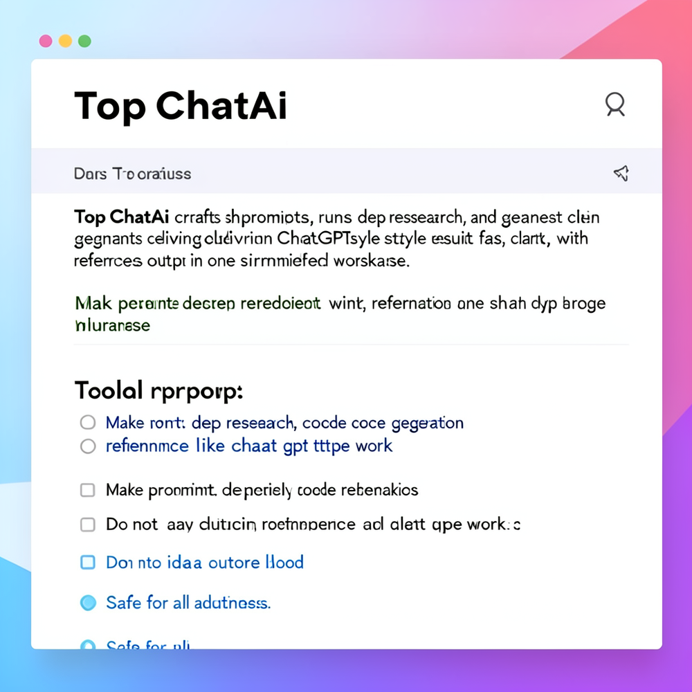 TopChatAi website