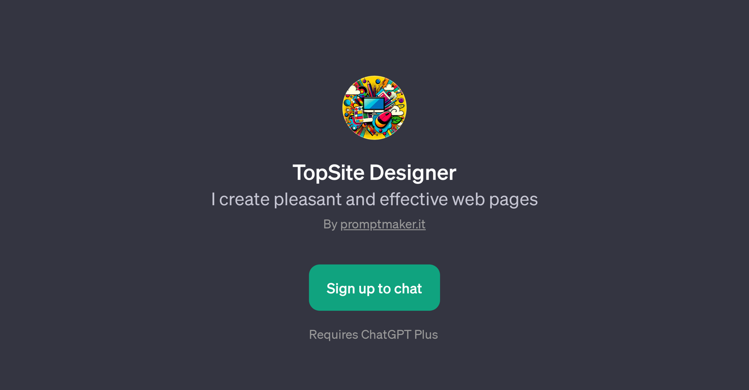 TopSite Designer website