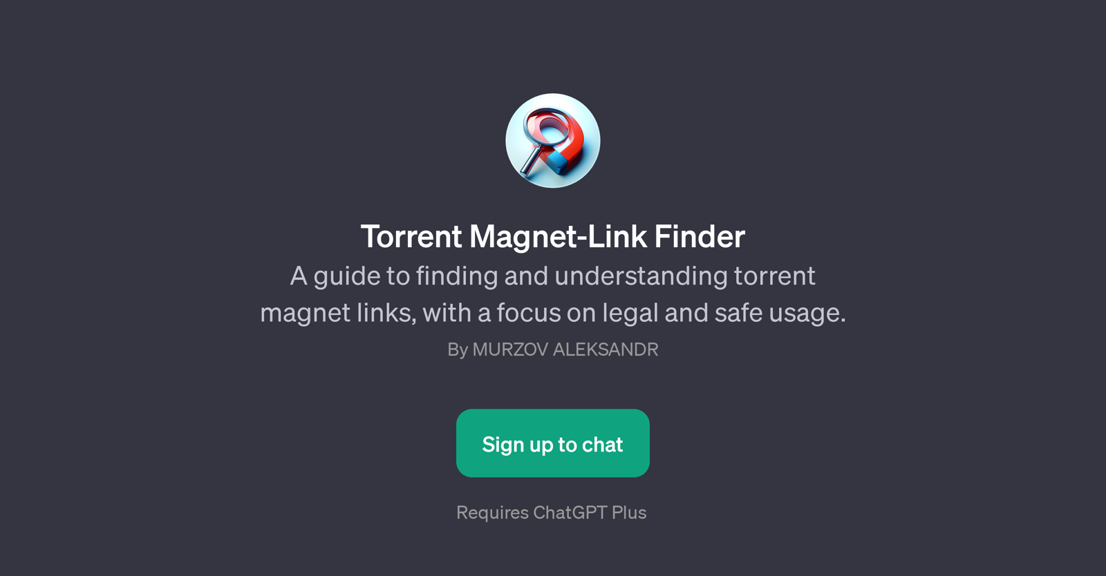 Torrent Magnet-Link Finder website