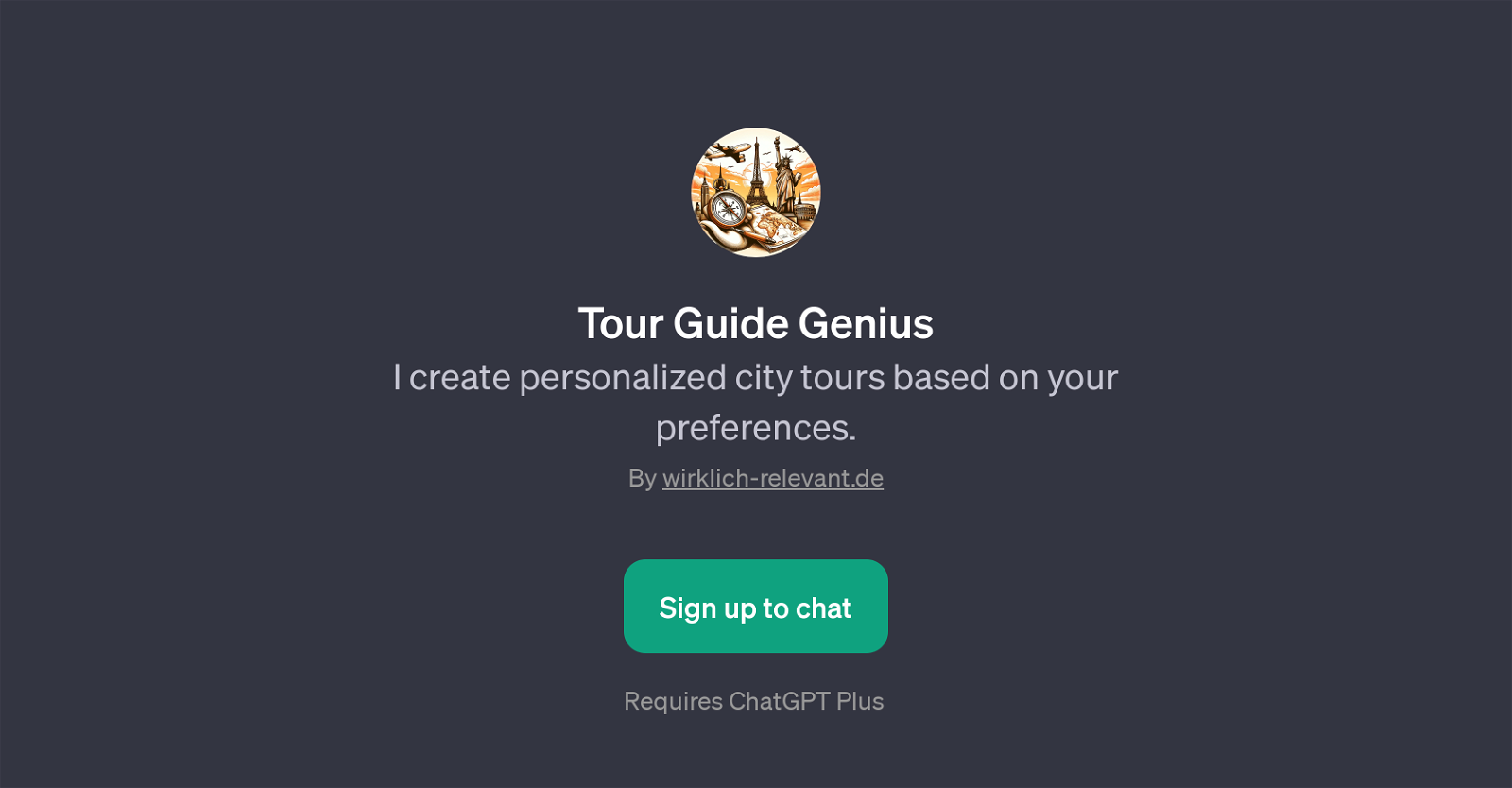 Tour Guide Genius website
