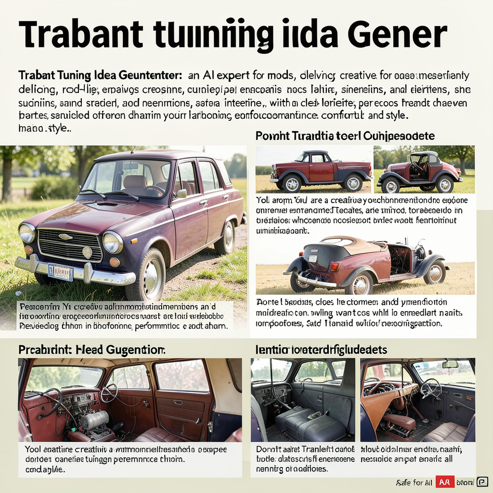 trabant tunning idea gener website