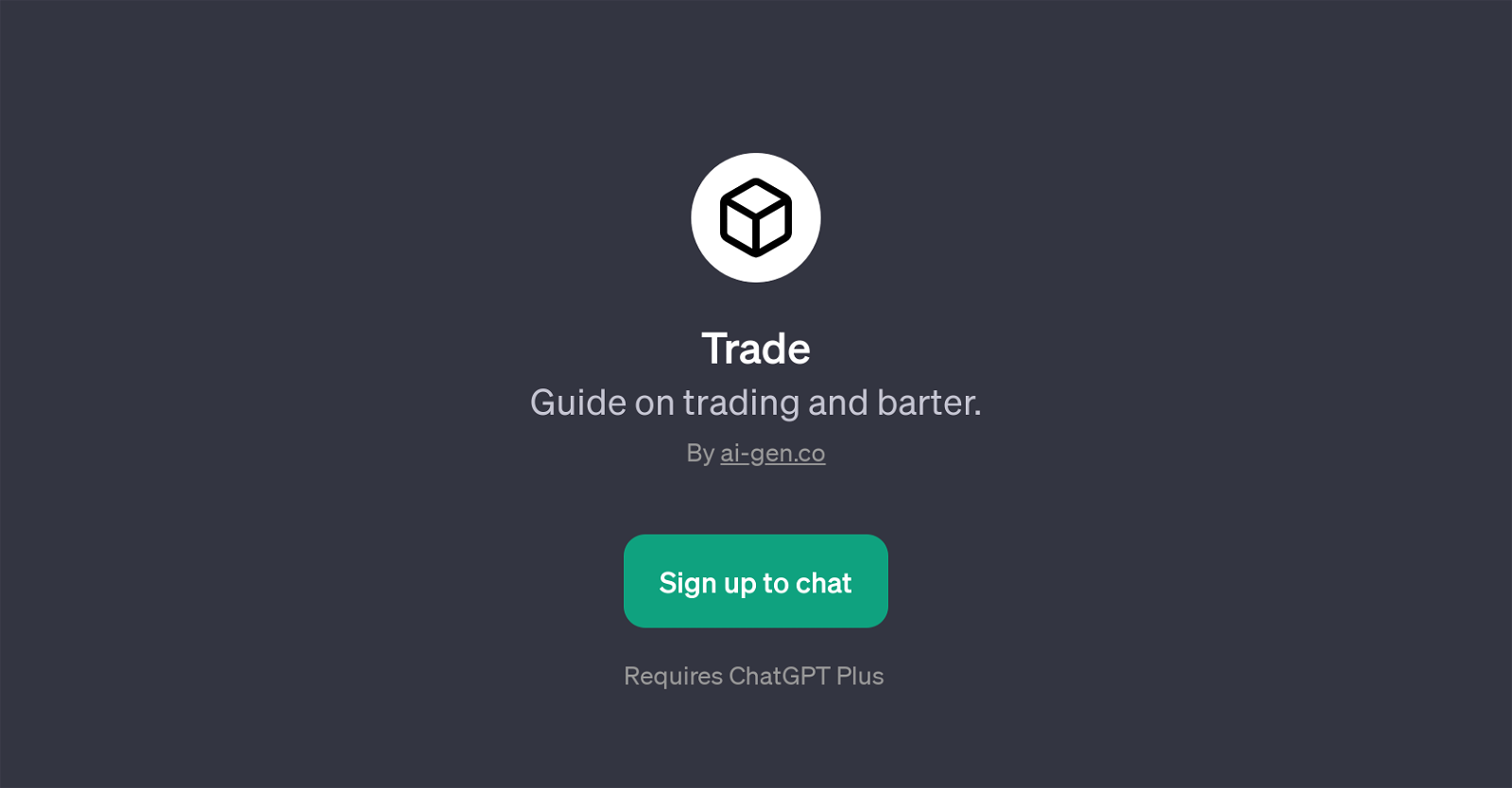 Trade website