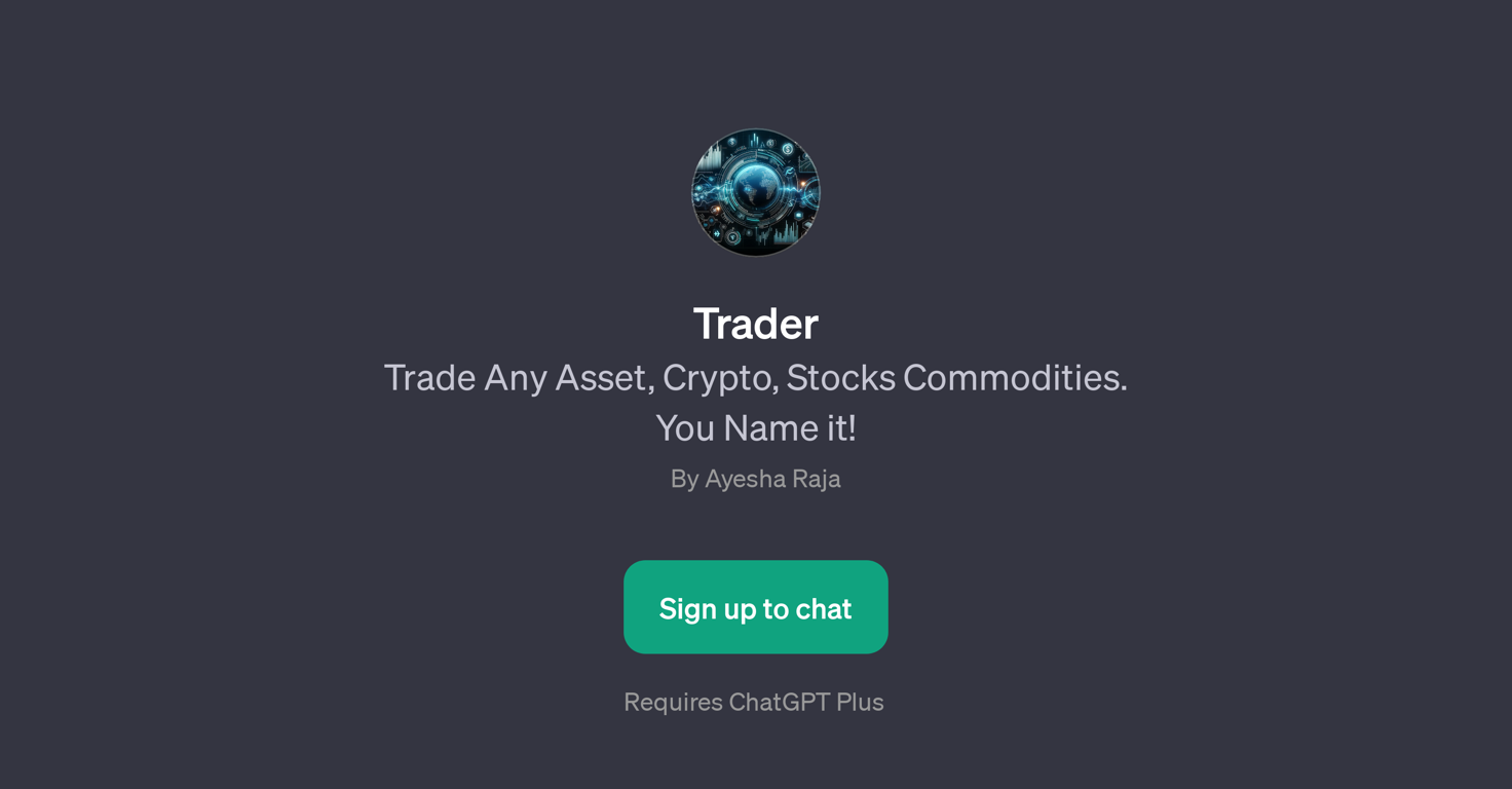 Trader website