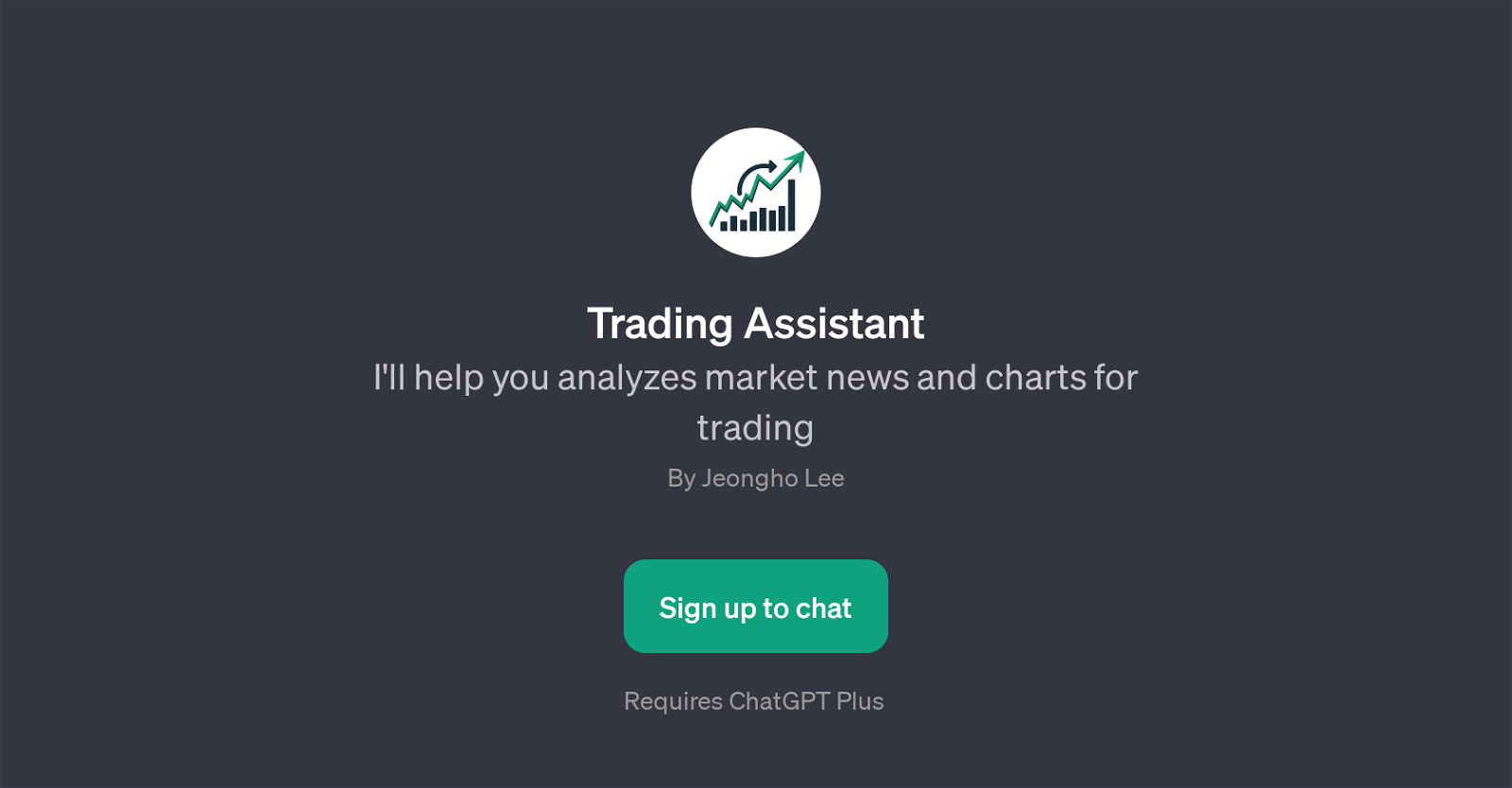 Trading Assistant website