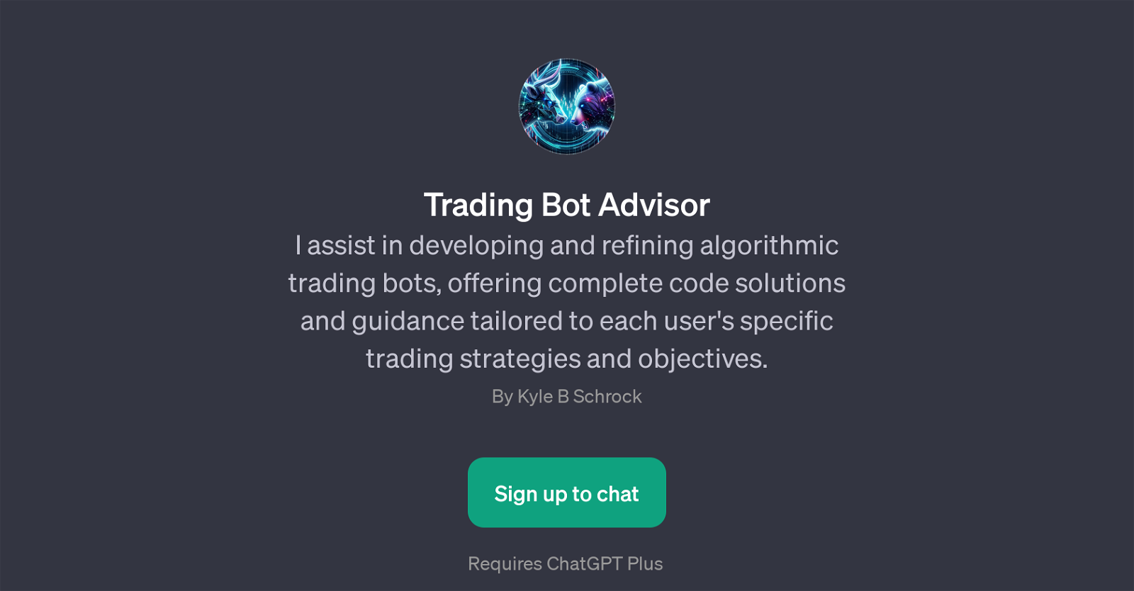 Trading Bot Advisor website
