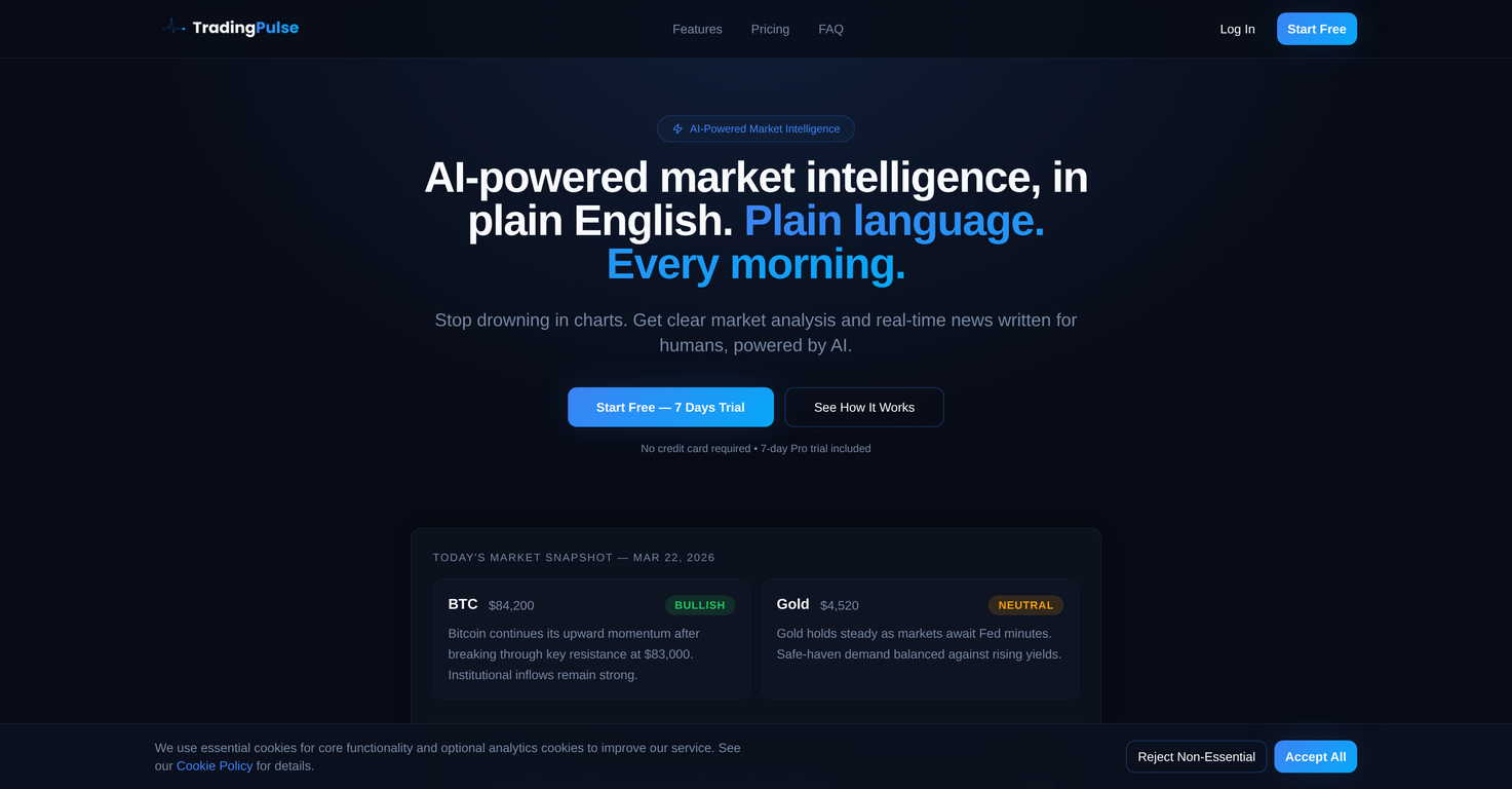 TradingPulse website